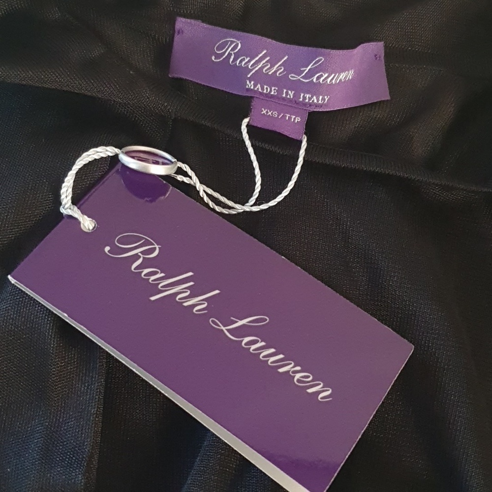 Ralph Lauren Purple Label Scarf-Neck Mulberry Silk Blouse - Picture 8 of 14